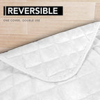 Easy-Going Sectional Couch Covers for Dogs L Shape Sofa Cover Reversible Sofa Slipcover Chaise Lounge Cover Furniture Protector Cover for Pets Dog Cat (42 x 68 inches, White/White) | Soft Sofa Slipcover For Dogs, Fits Left/Right Chaise Lounge Protector...
