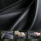 Pecute Back Seat Extender for Dogs 56.29 * 28.74 in, Car Window Fixing for Maximum Car Protection, Leather Fabric Dog Car Seat Cover for Back Seat, Waterproof, Scratch-Resistant, Support to 330 lbs