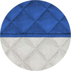 PureFit Reversible Quilted Couch Covers for Dogs Sofa Cover 4 Seater 88" | Classic Blue/Ivory, Water Resistant Couch Protector, Washable Pet Couch Cover with Non Slip and Elastic Straps For Kids