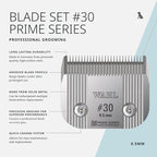 Wahl Pro Animal Prime Series Blades - Professional Fine Tooth Pet Clipper for Horse, Cat & Dog Grooming - Made from High-Carbon Steel - #30, 0.5mm