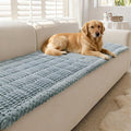 Couch Cover for Dogs Washable, Non-Slip Pet Couch Covers for Sofa, Fuzzy Dog Couch Cover Blanket Thick Soft Plush for Furniture Protector (Blue Gray, 27.6" x 47.2"/70 x 120cm)
