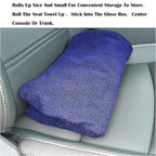 Car Seat Cover Protector Front Seats,for Gym Workout,Running,Swimming,Beach and Hiking,Waterproof Sweat Towel Bucket Seat Covers for Cars SUV Trucks (Blue, 1Pcs)