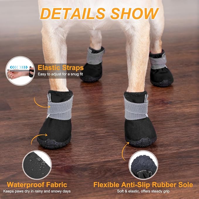 BEAUTYZOO Dog Shoes Small Size Dogs,Breathable Summer Dog Booties & Paw Protectors for Hot Pavement,Anti-Slip Sole Puppy Dog Boots for Hardwood Floors, Outdoor Walking Running,Maltese Yorkie Chihuahua
