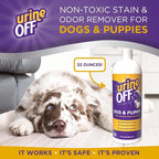 urineOFF Puppy & Dog Pet Stain Remover | Freshly Scented Carpet Cleaner | Bio Enzymatic Stain & Urine Odor Eliminator | Pet Safe Cleaner | 32 oz.