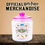 Silver Buffalo Harry Potter Hogsmeade Honeydukes Sweets, Glass Jar with Lid | Wizarding Treats, Cookie Snack Candy, Small Size
