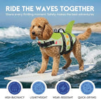 ASENKU Dog Life Jacket - Pet Safety Vest for Swimming & Boating, Shark Life Jacket with Floatation, Dog Lifesavers Swimsuits for Small Medium Large Dogs (Fruit, XS)