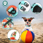 Fragralley Shark Dog Life Jacket, Adjustable Dog Life Vest with Shark Fin, Suit for Small Medium Large Dog Life Vest for Swimming, Boating, Pool, Beach