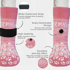 EXPAWLORER 6PCS Anti-Slip Dog Socks to Prevent Licking Paws,Dog Shoes for Hot Pavement,Best Paw Protector Traction Control on Hardwood Floor,Dog Booties for Puppy Small Medium Large Senior Dogs