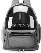 Cawypety Cat Backpack Carrier, Breathable Cat Carrier Large Space Bubble Pet Backpack for Kitty Small Dog up to 12lbs, Transparent & Foldable Pet Carrier for Travel Hiking | Breathable Mesh, Safety Leash, Sturdy, Transparent & Foldable Pet Carrier for ...
