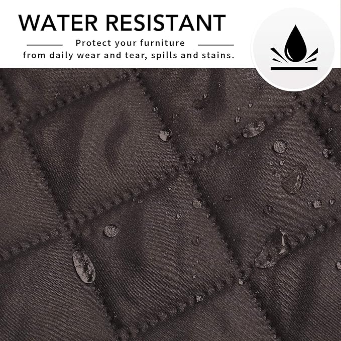 Easy-Going Reversible L-Shape Sectional Couch Cover, X-Large, Chocolate | Soft Sofa Slipcover For Dogs, Fits Left/Right Chaise Lounge Protector, Water Resistant Mat For Living Room