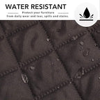 Easy-Going Sectional Couch Covers for Dogs L Shape Sofa Cover Reversible Sofa Slipcover Chaise Lounge Cover Furniture Protector Cover for Pets Dog Cat (42 x 68 inches, Chocolate/Chocolate) | Soft Sofa Slipcover For Dogs, Fits Left/Right Chaise Lounge P...