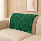 Smiry Couch Cover for Dogs, Non Slip Fuzzy Pet Sofa Arm Covers Washable | Sofa Slipcovers for Armrest & Backrest, Soft Thick Furniture Protector for Cats Dogs, Against Fur, Dirt (35.4"x35.4")