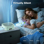 Air Purifiers for Home, 2 Filter, Plug-in, Quiet H13 True HEPA Purifier Car | Portable, Travel/RV/Desk/Bedroom/Office, 600 Ft², Captures Smoke/Odor/Pet Dander, Timer, USB Powered - Green