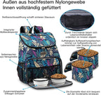 BAGLHER丨Dog Travel Bag, Airline Approved Pet Supplies Backpack, Dog Travel Backpack with 2 Silicone Collapsible Bowls and 2 Food Baskets