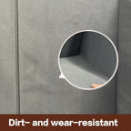 Cat Litter Box Enclosure Splash Guard Large Foldable Removable Mat, Tall for Litter Contained High Side Out Litter Box Keeping Litter Off Floor Easy Clean (26.4 * 21.3 * 16.5 inch)