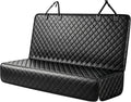 PETICON Waterproof Scratchproof Pet Bench Seat Covers for Cars, SUVs, Nonslip Durable Back Seat Cover for Dogs, Washable Backseat Protection