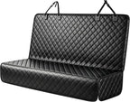 PETICON Waterproof Scratchproof Pet Bench Seat Covers for Cars, SUVs, Nonslip Durable Back Seat Cover for Dogs, Washable Backseat Protection