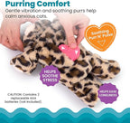 Catstages Calming Kitty Pal Cat Toy - Plush with Purring, Heartbeat, Warmth & Vibration for Anxiety Relief in Kittens and Cats