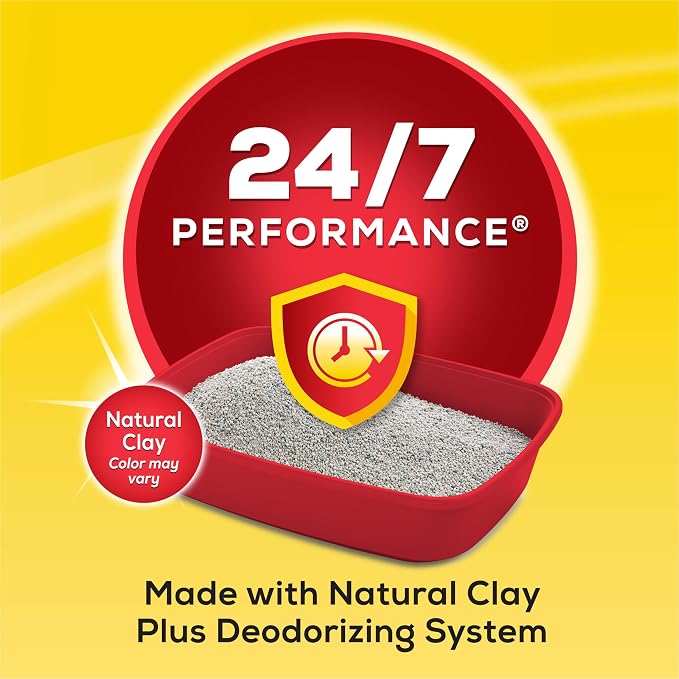 Purina Tidy Cats 24/7 Performance Clumping Cat Litter, 16 lb Bag | Clean Linen scent with 24/7 slow-release deodorizer in a smaller, easy-pour size