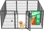 FXW Homeplus Indoor Dog Playpen, 40" H, 12 Panels, for Medium & Large Dogs | Stress-free play, Heavy-duty, Semi-open design, Easy setup, Threshold-free gate, Expandable, Patented
