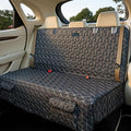 Meginc Dog Car Seat Cover for Back Seat, Waterproof Non-Slip Bench Protector for Dogs, Durable 600D Scratch Proof Seat Cover for Hair, Scratches, Travel and Daily Use in Mid-Size Cars, Mid-Size SUVs