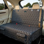 Meginc Dog Car Seat Cover for Back Seat, Waterproof Non-Slip Bench Protector for Dogs, Durable 600D Scratch Proof Seat Cover for Hair, Scratches, Travel and Daily Use in Mid-Size Cars, Mid-Size SUVs
