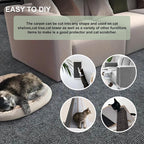 Cat Scratch Couch Furniture Protector Pad from Cat Claws, Grey, 39.3x15.8In | Heavy-Duty Cat Scratch Deterrent for Furniture, DIY Climbing Cat Scratcher for Sofa Corners, Walls, Doors-with 10 Pins