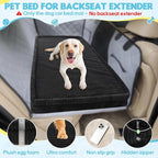 Loiion Dog Car Bed, Non-Slip Backseat Extender Pet Mat 56"x28.7" | Removable, Washable Dog Bed With Waterproof Liner Protects Car Seats, Anti-Slip Travel Bed For Dogs