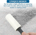 40Pcs Mini Lint Roller Travel Size, Mini Lint Roller for Purse, Portable Lint Rollers for Pet Clothes Travel Lint Bursh Rollers, Cat Hair Extra Sticky Clothes Removal Tool for Bag Furniture 5.9×1.1In