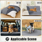 Smiry Waterproof Dog Bed Cover Blanket, Reversible Pet Blanket | Soft Reversible, Washable Leakproof Cats Dogs Couch Cover for Sofa, Couch, Furniture (52x82 Inch)