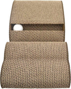 Best Pet Supplies Catify Corrugated Cardboard Cat Scratcher - Whale | Corrugated Cardboard, Durable, Non-Slip, Indoor Furniture Protector, For Kittens and Cats, Promotes Healthy Active Play