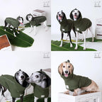 Waterproof Dog Raincoat, Hooded Raincoat for Dachshund Whippet Small Medium Large Dogs, Adjustable Dog Rain Coat Jacket (02 (Dachshund 10-16lbs))