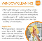 K&H Cat Window Perch, EZ Mount Bolster - Fits 27in Wx23in H Glass Spaces | Cat Window Hammock Bed, Steel Frame, Sturdy Suction Cups, Washable Shelf Covers, Foldable, For Large Felines