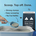 Boxie Probiotic Clumping Cat Litter 40+ Day Odor Control Dust Free 16 lb