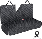 ANOSOSPECIAL Dog Car Seat Cover for Back Seat, Waterproof X Large Rear Seat Protector for Pet Auto SUV Truck (XL, Black)