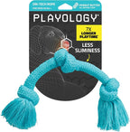Playology Dog Toys | Dri-Tech Rope Tug of War Dog Toy for Tough Chewers | Peanut Butter Scented Jumbo Tug Rope Toys for Large Dogs