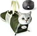Cinf Cat Restraint Grooming Bag, Anti-Scratch Tool for Nail Trimming | Safe grooming restraint bag controls cat movement for bathing, nail trimming, injections and veterinary examinations