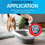 Nonscents Cat litter Deodorizer - Odor Eliminator - 16 ounce | Extends Litter Lifespan, Reduces scooping, Fragrance-free, Unscented, Odor Neutralization, Long-lasting, Non-toxic