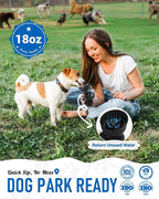 lesotc Dog Water Bottle, Portable Water Dispenser with Travel Water Bowl, Leak Proof Pet Travel Squeeze Bottle, Puppy Essentials Dog Stuff Accessories for Outdoor Walking, Hiking, Camping