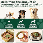 Pet Dental Powder,Oral Care Powder for Dogs & Cats, Dog Teeth Cleaning with Natural Brown Algae，Helps Clean Teeth & Fresher Breath，5.29 oz
