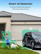 winees Security Cameras Outdoor, Wired 2K Wi-Fi Cameras for Home Security, 2.4G Indoor Camera, Human/Pet AI Detection, Color Night Vision, 2-Way Audio, Support Cloud/128G SD Card Storage | 2.4G Indoor Camera, Human/Pet AI Detection, Color Night Vision,...