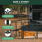 FXW Rollick Dog Playpen, Indoor, Yard & RV Camping, 32" H, 24 Panels | Easy setup, Heavy-duty, DIY layouts, for Small & Medium Dogs, Patented