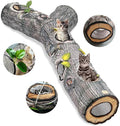 Cat Tunnel,3 Way Cat Toys,Tree Trunk Cat Tunnels for Indoor, Cat Maze for Kitty, Puppy, Kitten,Rabbit to Chase and Play, Collapsible Tube, Easy to Store Kitten Tunnel,L59,Tree Design Gift
