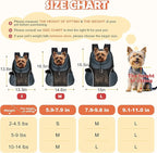 WOYYHO Pet Dog Carrier Backpack, Ventilated Mesh Small Dog Front Backpack | Breathable Puppy Back Pack, with Safety Belt, Storage Pockets, for Travel Hiking Cycling Outdoor Adventures, Dark Gray, L
