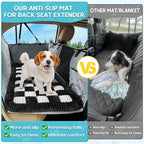 Loiion Dog Car Bed Mat Non-Slip Backseat Extender Dog Bed 56" x28.7" | Travel Bed for Dogs，Chew-Resistant, Easy Clean & Scratch-Proof, Comfort Design, Fits Trucks/Sedans/SUVs
