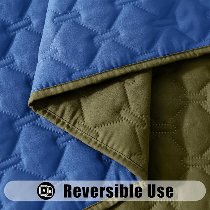 Smiry Waterproof Dog Bed Cover Blanket, Reversible Pet Blanket | Soft Reversible, Washable Leakproof Cats Dogs Couch Cover for Sofa, Couch, Furniture (30x70 Inch)