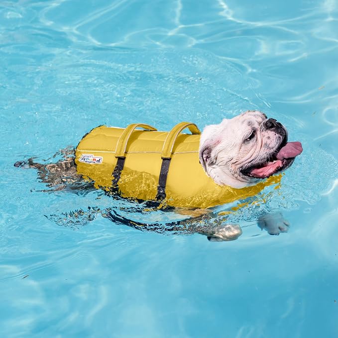 Outward Hound Granby Splash Yellow Dog Life Jacket, Large