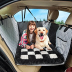Loiion Dog Car Bed Mat Non-Slip Backseat Extender Dog Bed 56" x28.7" | Travel Bed for Dogs，Chew-Resistant, Easy Clean & Scratch-Proof, Comfort Design, Fits Trucks/Sedans/SUVs