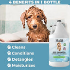 Dog Shampoo Half Gallon, Cleans, Conditions & Detangles, Ocean Breeze, 64OZ