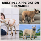 SCENEREAL Dog Socks to Prevent Licking Paws for Hot/Cold Pavement Anti Slip, Dog Shoes for Hardwood Floors, Dog Boots & Paw Protectors with Grippers for Small Medium Large Senior Dogs